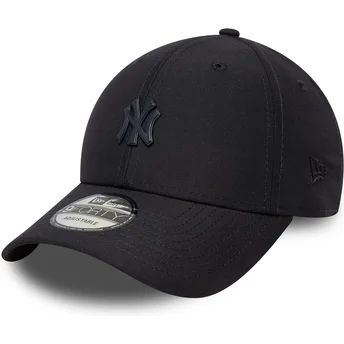 Justerbar marinblå böjd keps 9FORTY Pin New York Yankees MLB från New Era
