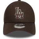 brun-justerbar-9forty-outline-keps-med-bojd-skarm-los-angeles-dodgers-mlb-fran-new-era