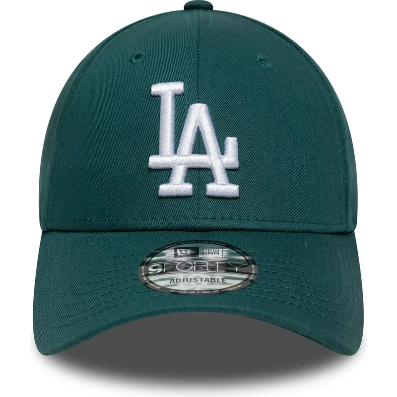 gron-justerbar-kurvad-keps-9forty-league-essential-fran-los-angeles-dodgers-mlb-av-new-era