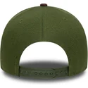 gron-och-brun-bojd-snapback-keps-9forty-e-frame-suede-visor-los-angeles-dodgers-mlb-fran-new-era