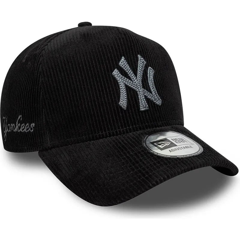 svart-bojd-justerbar-keps-9forty-e-frame-cord-fran-new-york-yankees-mlb-av-new-era