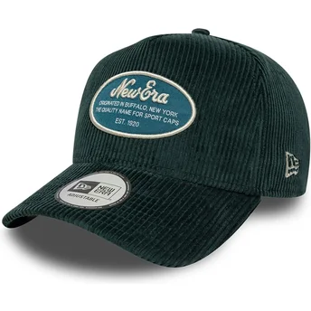 Grön böjd snapback-keps 9FORTY E Frame Patch Cord från New Era