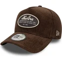 brun-bojd-snapback-keps-9forty-e-frame-patch-cord-fran-new-era