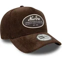 brun-bojd-snapback-keps-9forty-e-frame-patch-cord-fran-new-era