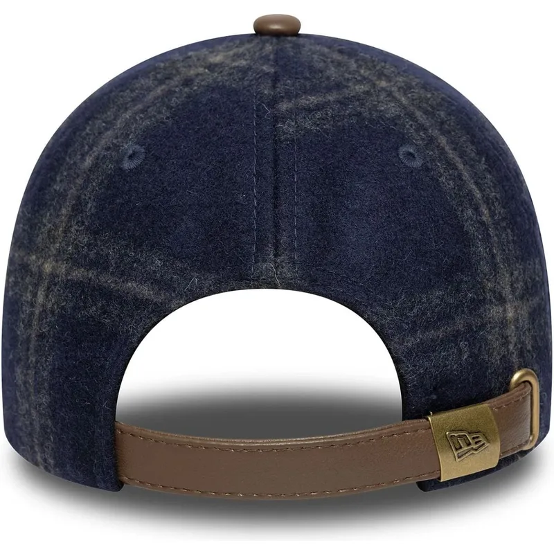 bojd-keps-marinbla-och-brun-justerbar-9twenty-img-loden-leather-fran-new-york-yankees-mlb-av-new-era