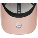 justerbar-rosa-bojd-keps-for-kvinnor-9forty-metallic-logo-new-york-yankees-mlb-fran-new-era