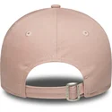 rosa-justerbar-kurvkeps-for-kvinnor-med-rosa-logotyp-9forty-league-essential-los-angeles-dodgers-mlb-fran-new-era