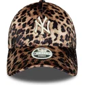 new-era-new-york-yankees-mlb-9forty-leo-velour-justerbar-leopardbojd-keps-for-dam