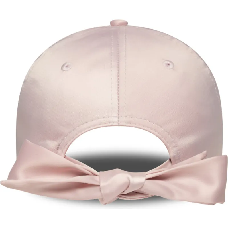 justerbar-rosa-bojd-keps-for-dam-med-rosa-logotyp-9forty-satin-bow-back-fran-new-york-yankees-mlb-av-new-era