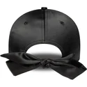 new-york-yankees-mlb-9forty-satin-bow-back-svart-justerbar-kurvkeps-for-kvinnor-med-svart-logotyp-fran-new-era