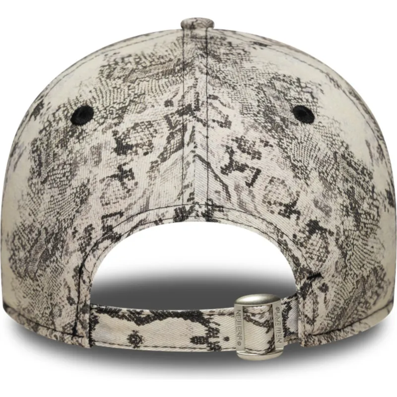 gra-justerbar-kurvad-keps-for-dam-9forty-snake-new-york-yankees-mlb-fran-new-era