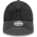 justerbar-svart-bojd-keps-for-kvinnor-9twenty-denim-new-york-yankees-mlb-fran-new-era