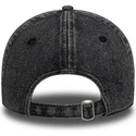 justerbar-svart-bojd-keps-for-kvinnor-9twenty-denim-new-york-yankees-mlb-fran-new-era