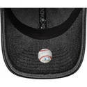 justerbar-svart-bojd-keps-for-kvinnor-9twenty-denim-new-york-yankees-mlb-fran-new-era