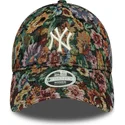 new-era-new-york-yankees-mlb-9twenty-floral-justerbar-flerfargad-kurvkeps-for-dam