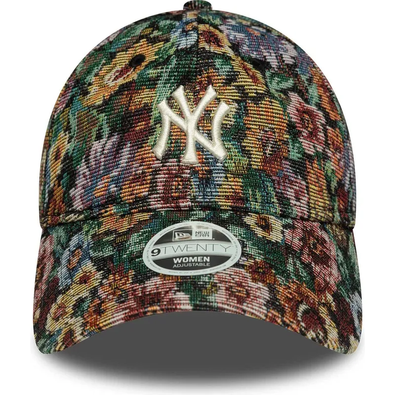 bojd-flerfargad-justerbar-keps-for-dam-9twenty-floral-fran-new-york-yankees-mlb-av-new-era