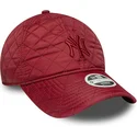 new-york-yankees-mlb-new-era-9twenty-padded-rod-justerbar-bojd-keps-for-kvinnor-med-rod-logotyp