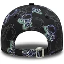 justerbar-svart-bojd-keps-for-barn-9forty-space-all-over-print-fran-new-era