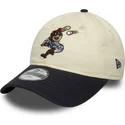 justerbar-beige-och-marinbla-bojd-keps-for-barn-9twenty-mascot-fran-new-era