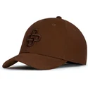 justerbar-brun-bojd-keps-med-brunt-logo-baseball-peach-obl061-fran-oblack