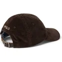 morkbrun-justerbar-keps-med-bojd-skarm-classic-sport-corduroy-fran-polo-ralph-lauren