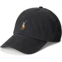 svart-justerbar-bojd-keps-classic-sport-stretch-cotton-twill-fran-polo-ralph-lauren