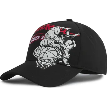 Svart böjd snapback-keps Dunk Graffiti från AND1