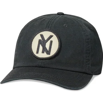 Svart böjd justerbar keps New York Black Yankees Hepcat från American Needle