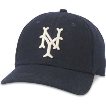 Marinblå böjd justerbar keps New York Cubans Archive Legend från American Needle