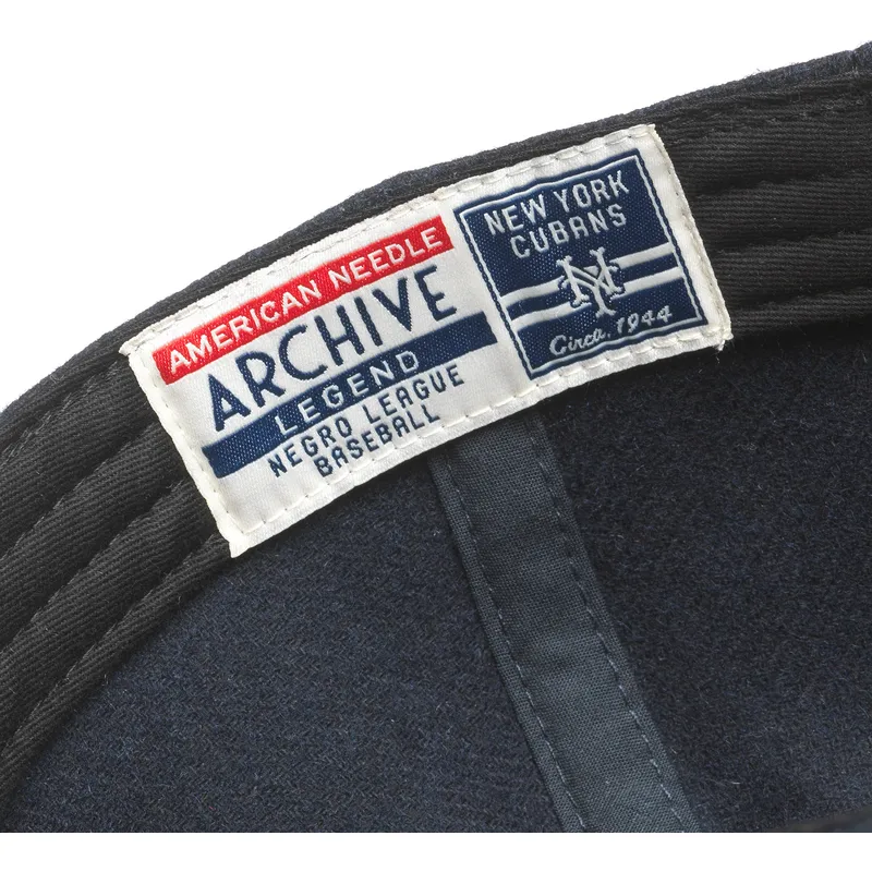 marinbla-bojd-justerbar-keps-new-york-cubans-archive-legend-fran-american-needle