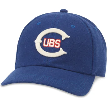 Justerbar blå böjd keps Cleveland Cubs Archive Legend från American Needle