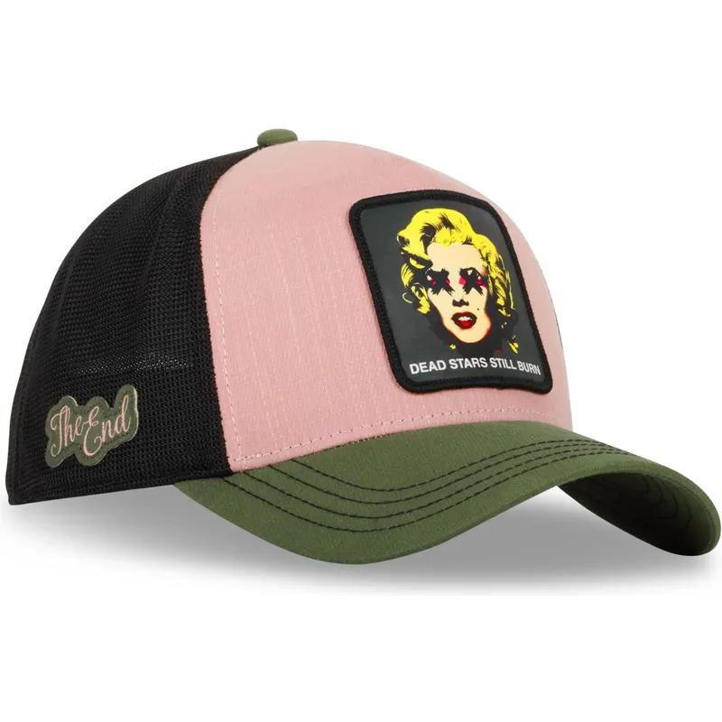 keps-trucker-flerfargad-marilyn-monroe-dead-stars-still-burn-art-dead-famous-fran-capslab