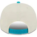beige-och-bla-bojd-keps-snapback-9fifty-a-frame-precurved-hardwood-classics-fran-charlotte-hornets-nba-av-new-era