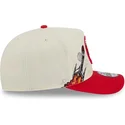 beige-och-rod-bojd-keps-snapback-9fifty-a-frame-precurved-hardwood-classics-fran-houston-rockets-nba-av-new-era