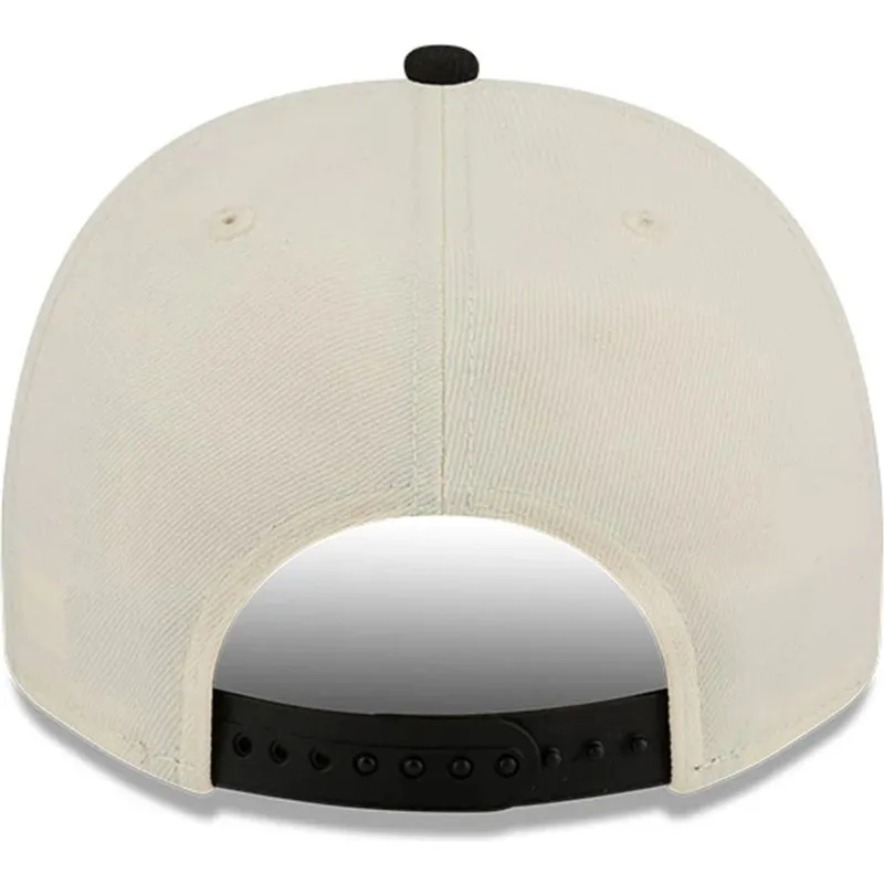 beige-och-svart-bojd-keps-snapback-9fifty-a-frame-precurved-hardwood-classics-fran-orlando-magic-nba-av-new-era