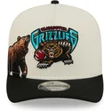 gorra-curva-beige-och-svart-snapback-9fifty-a-frame-precurved-hardwood-classics-vancouver-grizzlies-nba-fran-new-era