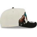 gorra-curva-beige-och-svart-snapback-9fifty-a-frame-precurved-hardwood-classics-vancouver-grizzlies-nba-fran-new-era