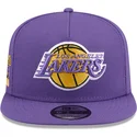 lila-platt-snapbackkeps-9fifty-a-frame-hardwood-classics-los-angeles-lakers-nba-fran-new-era