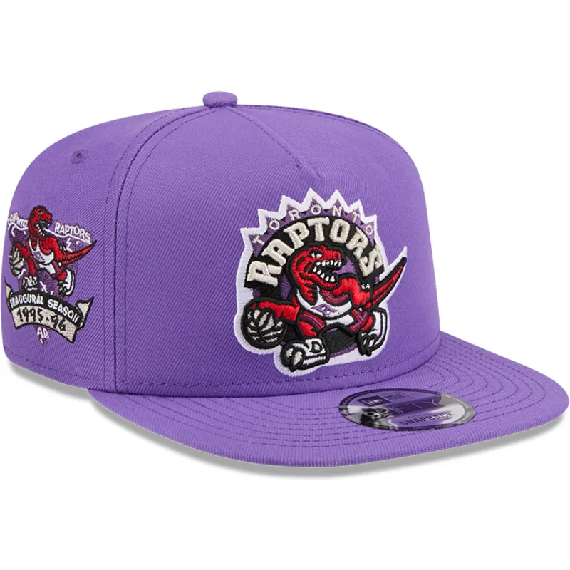 platt-violett-snapback-keps-9fifty-a-frame-hardwood-classics-fran-toronto-raptors-nba-av-new-era