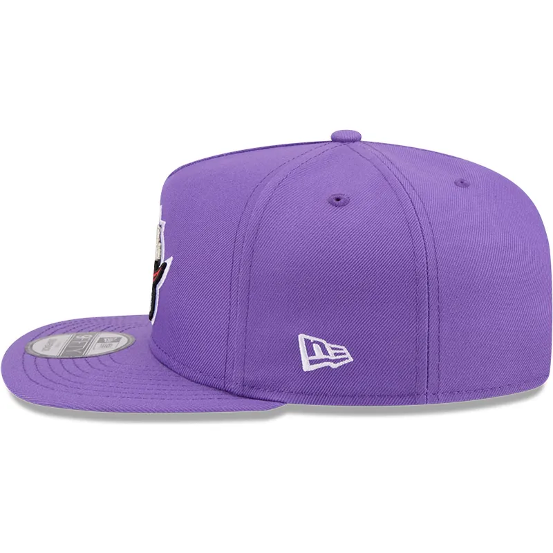 platt-violett-snapback-keps-9fifty-a-frame-hardwood-classics-fran-toronto-raptors-nba-av-new-era