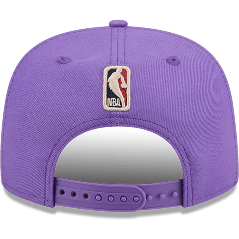 platt-violett-snapback-keps-9fifty-a-frame-hardwood-classics-fran-toronto-raptors-nba-av-new-era