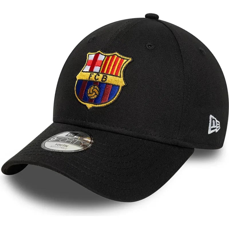 new-era-fc-barcelona-laliga-9forty-core-svart-justerbar-bojd-keps-for-barn