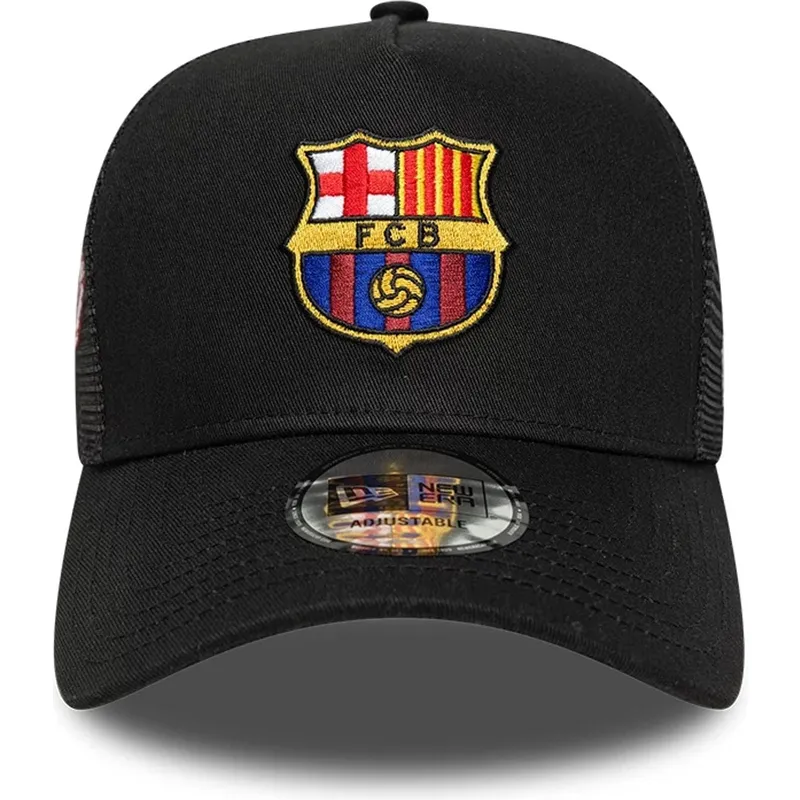 svart-trucker-keps-fc-barcelona-laliga-a-frame-patch-fran-new-era