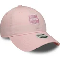 gorra-curva-rosa-ajustable-para-mujer-con-logo-rosa-de-fc-barcelona-laliga-9twenty-de-new-era