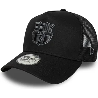 New Era FC Barcelona LALIGA A Frame Tonal svart trucker-keps