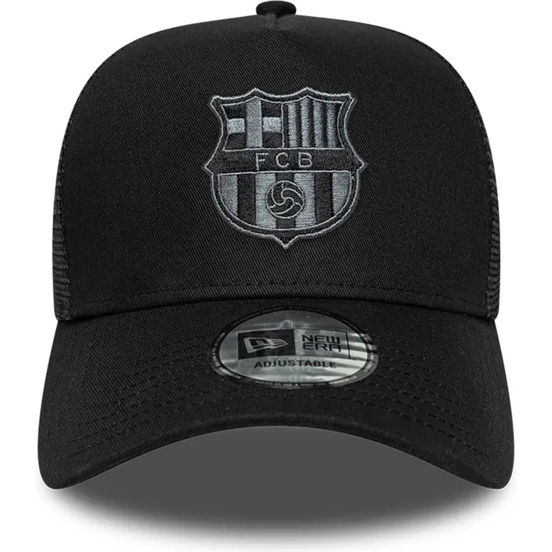 svart-fc-barcelona-laliga-a-frame-tonal-truckerkeps-fran-new-era
