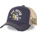 truckerkeps-marinbla-och-beige-crew30-fran-von-dutch