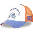 truckerkeps-orange-och-bla-crew34-fran-von-dutch