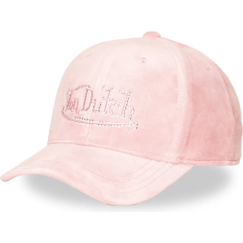 keps-med-bojd-skarm-rosa-justerbar-vel-p-cb-fran-von-dutch