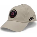 beige-justerbar-keps-club-unstructured-organic-cotton-atlanta-braves-mlb-fran-nike